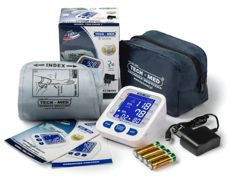 TMA-VOICE 1 upper arm blood pressure monitor with speech function + power supply