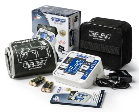 TMA-3BASIC upper arm blood pressure monitor (B) with power adapter