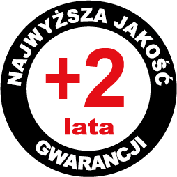 WYDŁUŻONA GWARANCJA +2 LATA