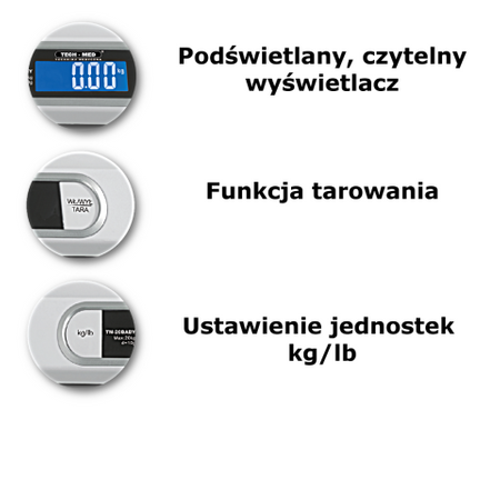 Waga elektroniczna TM-20BABY TECH-MED