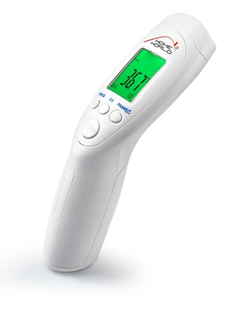 Termometr elektroniczny bezdotykowy HW-HL020 z Bluetooth, 3 kolory podświetlenia ekranu, szybki pomiar 1s