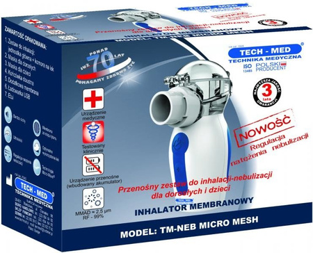 Inhalator membranowy TM-NEB MICRO MESH TECH-MED 