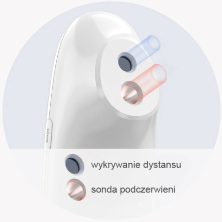 Termometr bezdotykowy na podczerwień TMB-SMART SCAN TECH-MED, automatyczny pomiar z kontrolą odległości, szybki i dokładny pomiar