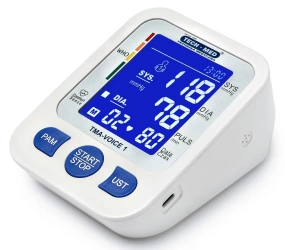 TMA-VOICE 1 upper arm blood pressure monitor with speech function + power supply