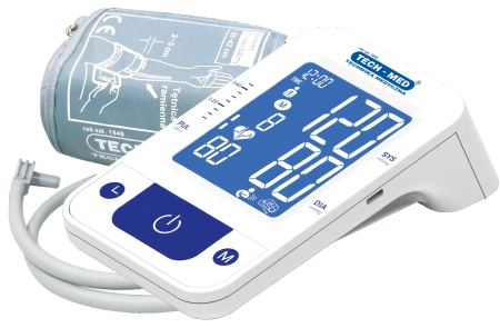 Ciśnieniomierz TMA-CONTROL 3 TECH-MED z funkcją mowy, pomiar podczas pompowania, pamięć 2x120, 22-42 cm