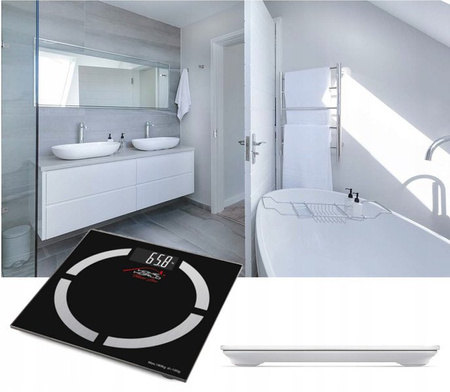 Waga analityczna HW-FIT002 z Bluetooth czarna