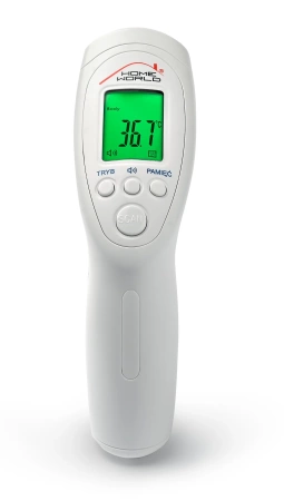 Termometr elektroniczny bezdotykowy HW-HL020 z Bluetooth, 3 kolory podświetlenia ekranu, szybki pomiar 1s