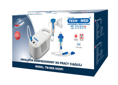 Inhalator kompresorowy TM-NEB HOSPI + irygator TECH-MED
